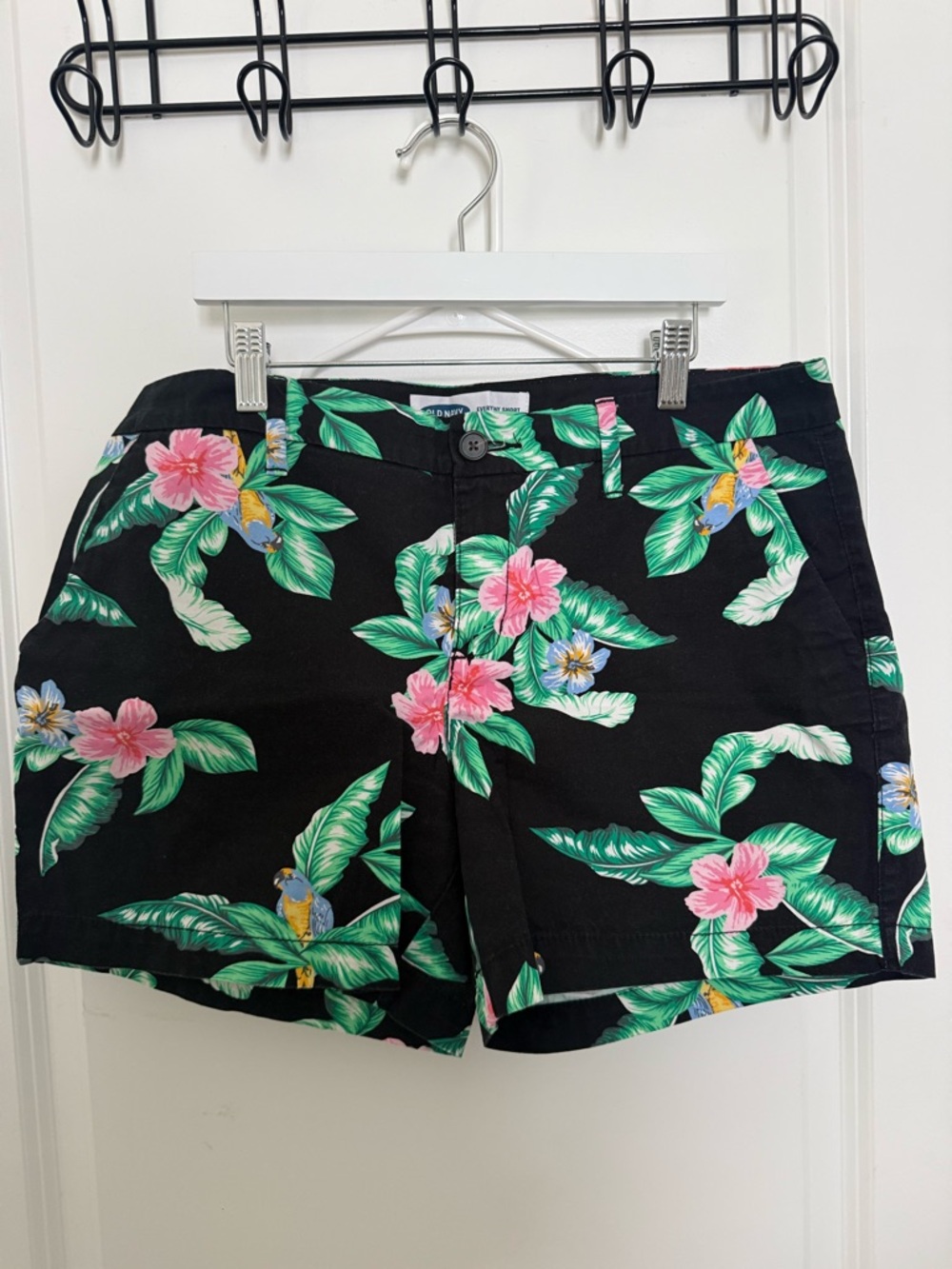 Stretchy jean shorts